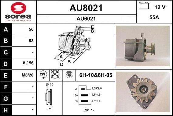 SNRA AU8021 - Ģenerators ps1.lv