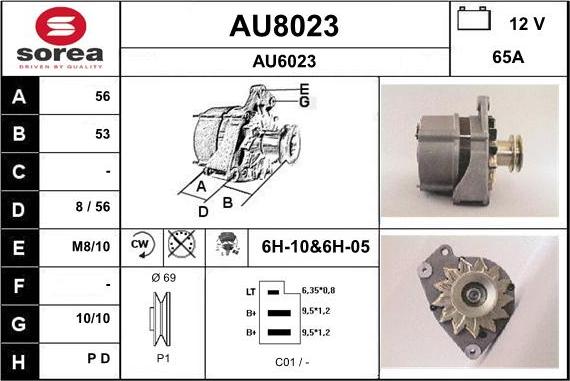 SNRA AU8023 - Ģenerators ps1.lv