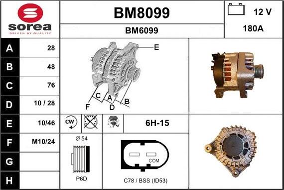 SNRA BM8099 - Ģenerators ps1.lv