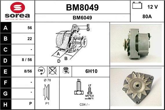 SNRA BM8049 - Ģenerators ps1.lv