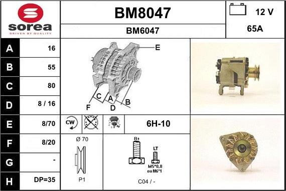 SNRA BM8047 - Ģenerators ps1.lv