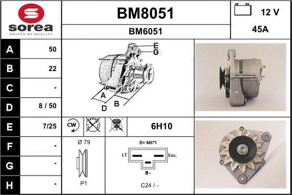 SNRA BM8051 - Ģenerators ps1.lv