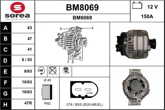 SNRA BM8069 - Ģenerators ps1.lv