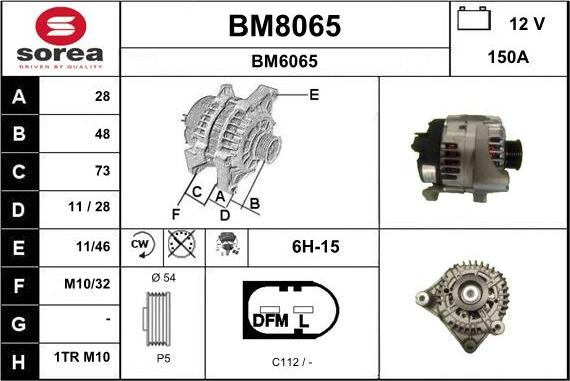 SNRA BM8065 - Ģenerators ps1.lv