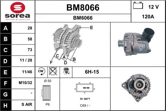 SNRA BM8066 - Ģenerators ps1.lv