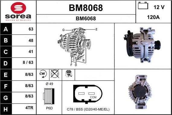 SNRA BM8068 - Ģenerators ps1.lv