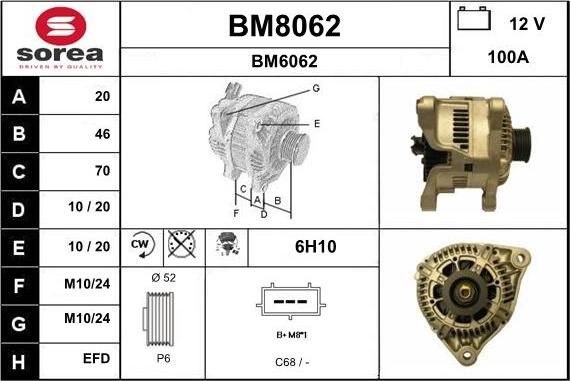 SNRA BM8062 - Ģenerators ps1.lv