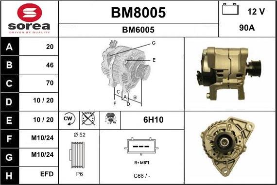 SNRA BM8005 - Ģenerators ps1.lv