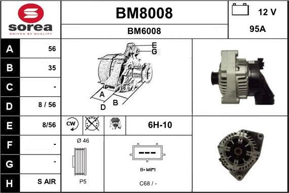 SNRA BM8008 - Ģenerators ps1.lv