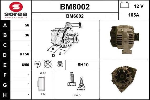 SNRA BM8002 - Ģenerators ps1.lv