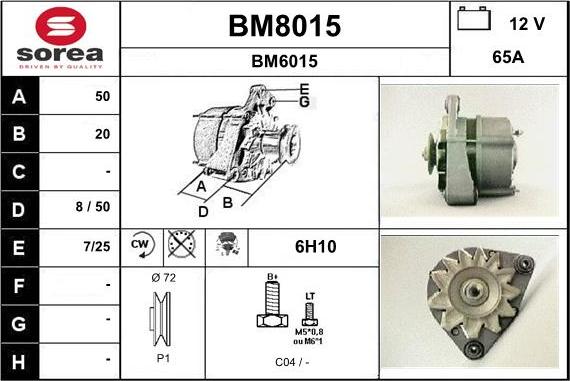 SNRA BM8015 - Ģenerators ps1.lv