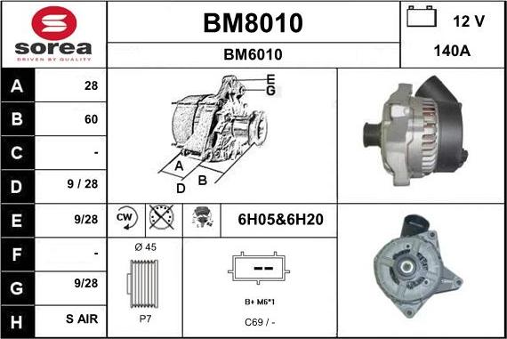 SNRA BM8010 - Ģenerators ps1.lv