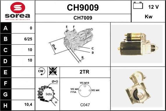 SNRA CH9009 - Starteris ps1.lv