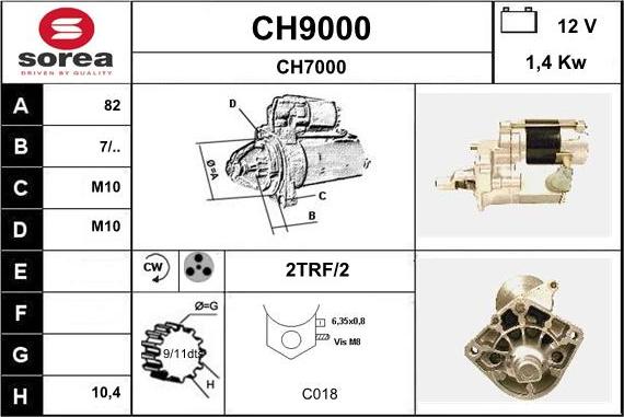 SNRA CH9000 - Starteris ps1.lv