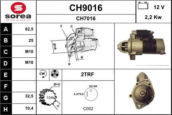 SNRA CH9016 - Starteris ps1.lv