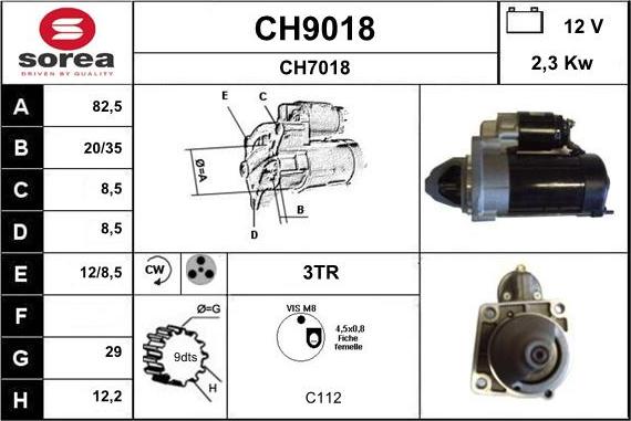 SNRA CH9018 - Starteris ps1.lv