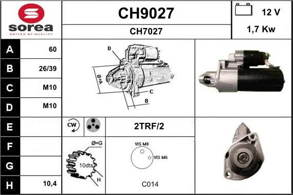 SNRA CH9027 - Starteris ps1.lv