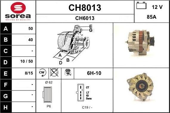 SNRA CH8013 - Ģenerators ps1.lv