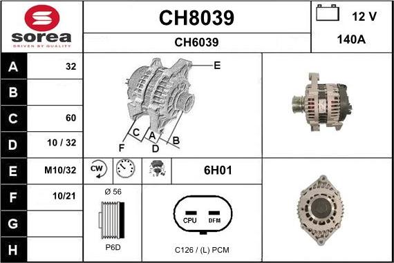 SNRA CH8039 - Ģenerators ps1.lv