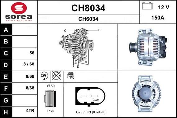 SNRA CH8034 - Ģenerators ps1.lv