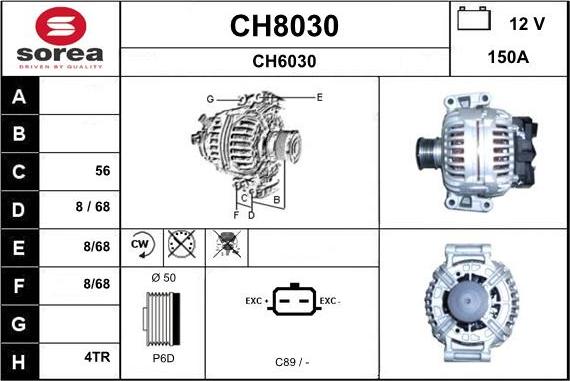 SNRA CH8030 - Ģenerators ps1.lv