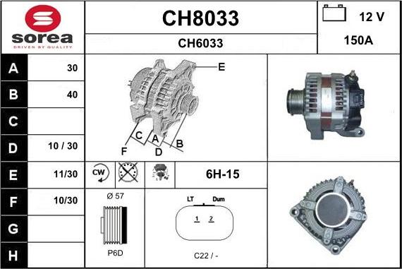 SNRA CH8033 - Ģenerators ps1.lv