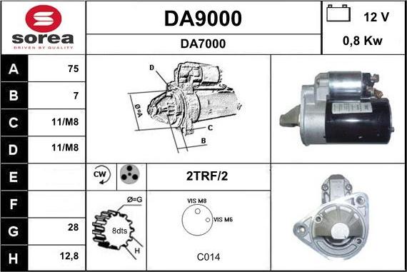 SNRA DA9000 - Starteris ps1.lv