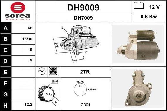 SNRA DH9009 - Starteris ps1.lv