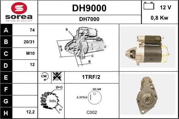 SNRA DH9000 - Starteris ps1.lv