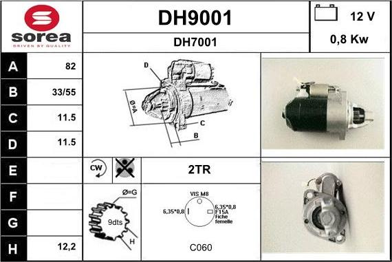 SNRA DH9001 - Starteris ps1.lv