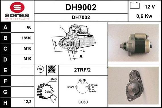 SNRA DH9002 - Starteris ps1.lv