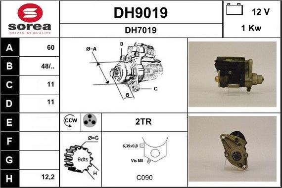 SNRA DH9019 - Starteris ps1.lv