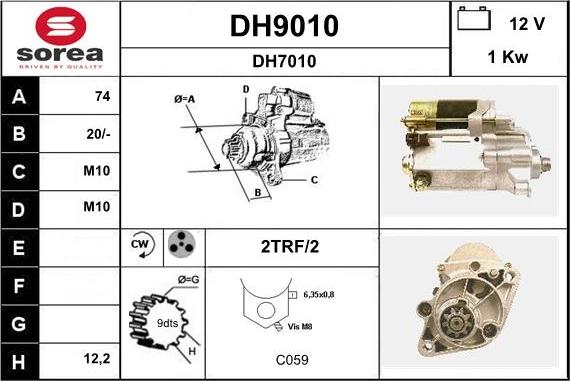 SNRA DH9010 - Starteris ps1.lv