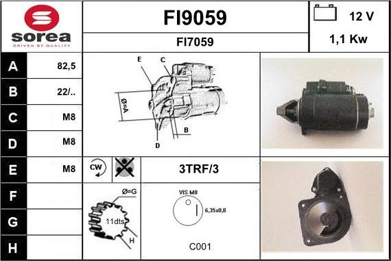 SNRA FI9059 - Starteris ps1.lv