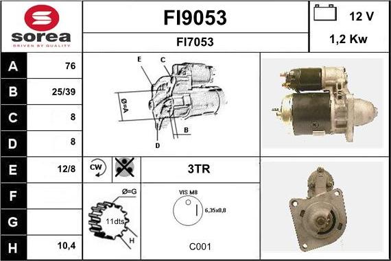 SNRA FI9053 - Starteris ps1.lv