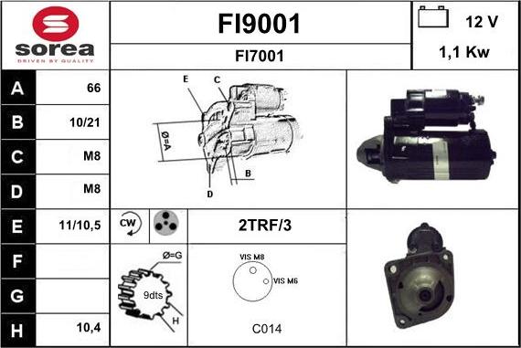 SNRA FI9001 - Starteris ps1.lv