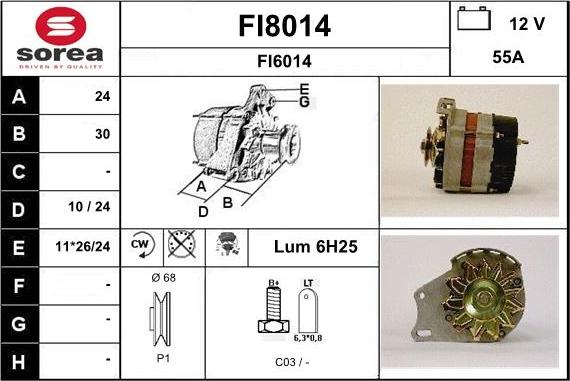 SNRA FI8014 - Ģenerators ps1.lv