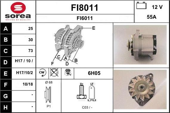 SNRA FI8011 - Ģenerators ps1.lv