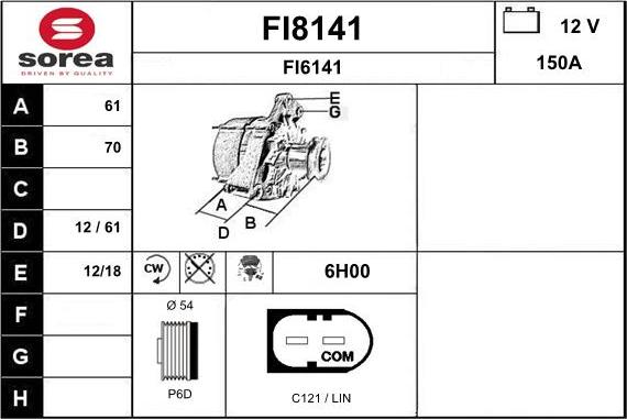 SNRA FI8141 - Ģenerators ps1.lv