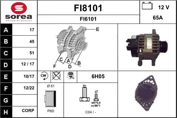 SNRA FI8101 - Ģenerators ps1.lv