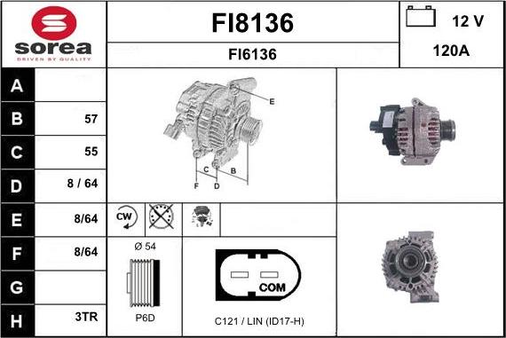 SNRA FI8136 - Ģenerators ps1.lv