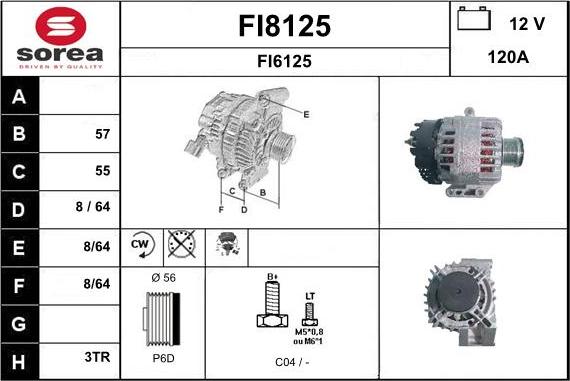 SNRA FI8125 - Ģenerators ps1.lv