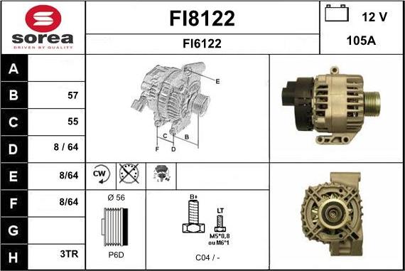 SNRA FI8122 - Ģenerators ps1.lv