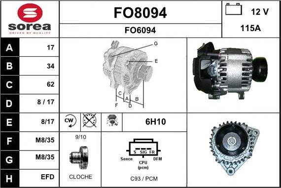 SNRA FO8094 - Ģenerators ps1.lv