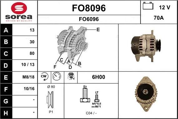 SNRA FO8096 - Ģenerators ps1.lv