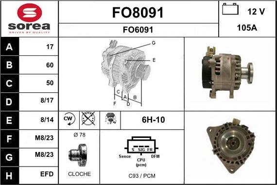 SNRA FO8091 - Ģenerators ps1.lv