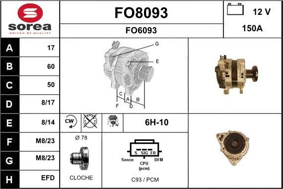 SNRA FO8093 - Ģenerators ps1.lv
