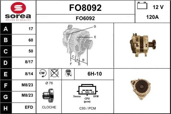 SNRA FO8092 - Ģenerators ps1.lv