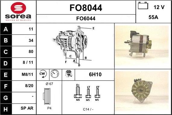 SNRA FO8044 - Ģenerators ps1.lv