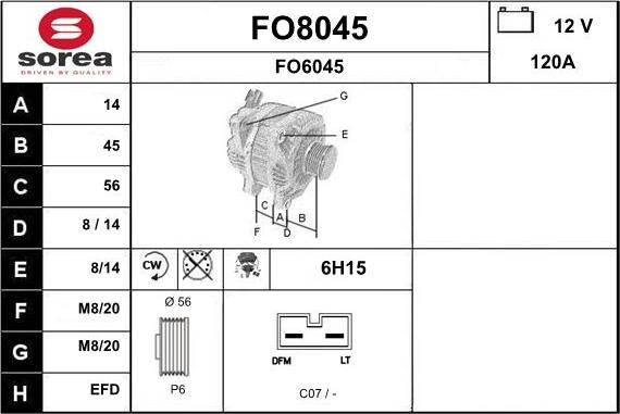 SNRA FO8045 - Ģenerators ps1.lv